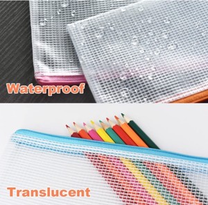 Bán Hot B4 Zip Ví B4 nhựa lưới dây kéo túi rõ ràng B4 Zip khóa tài liệu thư mục zippered thư mục tập tin - Product Image 3