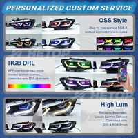 Phares HETOP F22 2014-2021 Série 2, double couleur, personnalisation spéciale, style OSS, LED DRL avant uniques, Plug and Play pour BMW