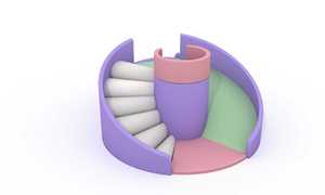 Conjunto de Equipamentos de Playground Interno para Crianças com Blocos de Escalada para Uso em Shopping e Escolas - Product Image 4