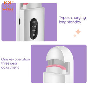 Rizador de Pestañas Eléctrico Recargable USB PAKISS, Herramienta Cosmética Portátil Mini - Product Image 5