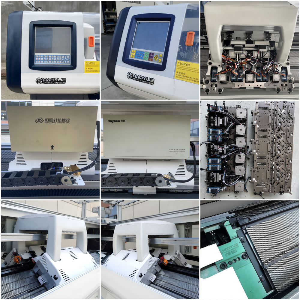 Flat vamp knitting machine for 3d shoe uppers with 36inch