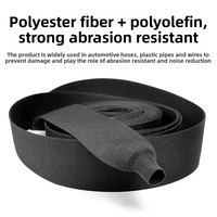 Manchon thermorétractable en tissu, homologué 600V, respirant, isolant thermiquement, résistant à l'abrasion, antidérapant, fabriqué en fibre de polyester tissée