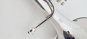 Weifang Rebon <span class=keywords><strong>Tuba</strong></span> Baritono in Si♭ in Alpacca con Custodia Morbida - Product Image 6