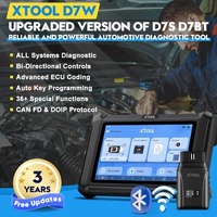 Scanner de voiture à contrôle bidirectionnel XTOOL D7W, outils de diagnostic de codage ECU, 36 fonctions spéciales Xtool D7w CAN FD & DOIP & FCA, IMMO
