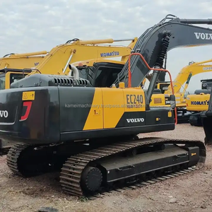 Excavadora de orugas Volvo EC240 de 24 toneladas, excavadoras usadas de segunda mano reacondicionadas de buen rendimiento - Product Image 5