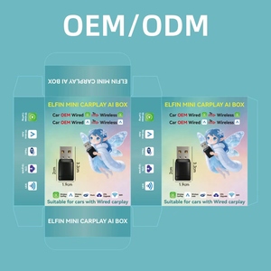 Caja Inteligente Inalámbrica CarPlay con Android Auto, Interfaz Multimedia Portátil con Bluetooth para Automóviles - Product Image 5