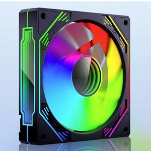 RGB CPU 공기 냉각기 고성능 F3 LED RGB 케이스 팬 PC 케이스 및 데스크탑 시스템용 120mm 냉각 팬 - Product Image 2