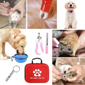 Anthrive Home Outdoor Hiking Emergency Kit EVA Waterproof Travel Kit Pet Cat Dog First Aid Kit Bag With Tick Remover - Product Image 3