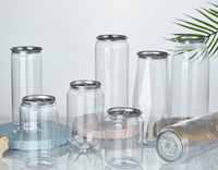 Boîte à dessert transparente en PET de qualité alimentaire 250ml 330ml 500ml, boîtes à gâteaux vides avec couvercles