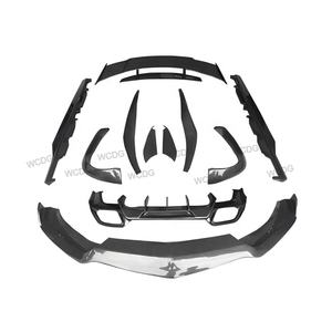 Kit de carrosserie en fibre de carbone de style BS pour mercedes-benz <span class=keywords><strong>AMG</strong></span> GT GTR GTC <span class=keywords><strong>AMG</strong></span> 2014-2018 jupe latérale de pare-chocs avant diffuseur arrière kit de carrosserie - Product Image 2