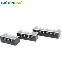BAOTENG Prix usine TB-1508 600V 15A 6 pôles Bornier de connexion fixe en plastique à vis pour câbles de 0,2 à 2,5 mm