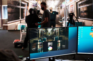 Cartelera digital led para publicidad en interiores, sin vidrio, 3D, tv, P5, P8, <span class=keywords><strong>P10</strong></span>, curva cúbica, pantalla de visualización <span class=keywords><strong>VR</strong></span> - Product Image 4