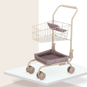 2025 recién llegado carrito <span class=keywords><strong>de</strong></span> compras <span class=keywords><strong>de</strong></span> Metal personalizado con bolsa <span class=keywords><strong>de</strong></span> almacenamiento <span class=keywords><strong>de</strong></span> tela ruedas delanteras giratorias carrito <span class=keywords><strong>de</strong></span> <span class=keywords><strong>juguete</strong></span> <span class=keywords><strong>de</strong></span> muñeca <span class=keywords><strong>de</strong></span> moda - Product Image 4