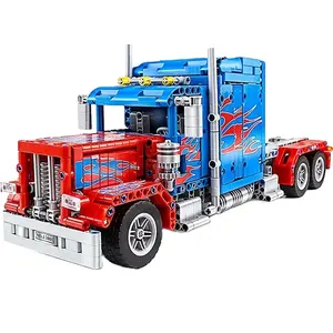 Mould King 15001 bloques de construcción para niños Moc Optimus Truck Prime modelo DIY Power Control remoto ladrillo niños juguetes educativos Set
