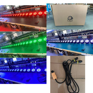 Miglior Prezzo di Fabbrica Faro <span class=keywords><strong>LED</strong></span> Par Piatto IP65 18*10W RGBW 4in1 Impermeabile per Esterni <span class=keywords><strong>Palco</strong></span> Eventi DJ - Product Image 5