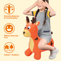 2023 nouveauté noël cerf Animal trémie PVC couleur boîte unisexe jouets gonflables Everich taureau plastique animaux jouets jouer/