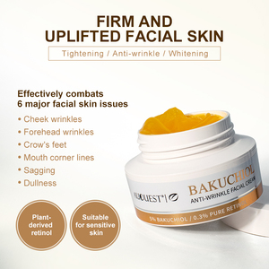 Benutzer definiert Ihr Logo Bakuchiol Anti Warinkle Gesichts creme Private Label feuchtigkeit spendende White ning Anti-Aging Wrinkle Gesichts creme