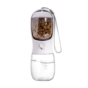 Nhiều Sử Dụng Xách Tay 19Oz 28Oz Đôi Bị Rò Rỉ Bằng Chứng Xương Hình Springer Dispenser Lớn Pet Chó Chai Nước Cho Du Lịch