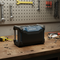 Équipement audio portable pour chantier industriel/amplificateurs/haut-parleurs, batterie universelle 18V pour outils électriques, outil de quincaillerie pour la construction