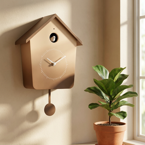 Reloj de Pared Rústico de Plástico con Cuarzo y Sonido de <span class=keywords><strong>Cuco</strong></span> Personalizado, Reloj de Una Sola Cara con Sonido de Pájaros, Alarma, Decoración del Hogar - Product Image 3