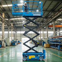 Plateforme élévatrice à ciseaux avec table extensible semi-automatique mobile pour une portée accrue lors des opérations de travail