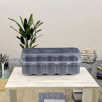 Boîtes en verre durables et peu encombrantes, en matériau recyclé, pour le stockage de flacons de vaccin, emballage en plastique, boîte pour poudre lyophilisée