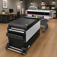 Impresora DTF de 60 cm con Tecnología Híbrida, Tinta de Pigmento, para Flex, Foil y Flocado en Camisetas con Agitador Automático de Polvo y Purificador Incorporado, Nueva