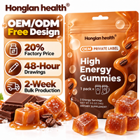 Fabricant OEM de Gummies Énergétiques à la Caféine, Formule Personnalisable à Base de Plantes Naturelles, Marque Privée