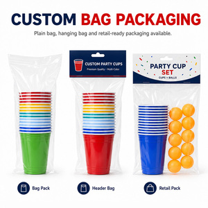 Vasos <span class=keywords><strong>de</strong></span> Fiesta <span class=keywords><strong>de</strong></span> Colores Personalizados con Logotipo <span class=keywords><strong>de</strong></span> Marca <span class=keywords><strong>de</strong></span> Alta Calidad, Vaso <span class=keywords><strong>de</strong></span> Plástico PP Desechable Rojo <span class=keywords><strong>de</strong></span> 16 oz para <span class=keywords><strong>Bar</strong></span> - Product Image 4