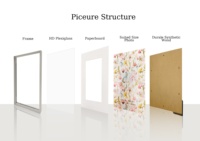 Cadre photo vertical en alliage d'aluminium brillant et durable pour bureau – Support de table moderne et élégant pour la maison et le bureau