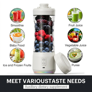 Travel Blender <b>Large</b> Capacity Type-C Rechargeable High Speed Juicer for Kitchen Ice Electric Juice Blender Car Hotel Camping - Product Image 2