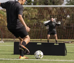 Equipo de entrenamiento de fútbol portátil, rebotador que pasa la pared, tablero de rebote de fútbol para interiores y exteriores