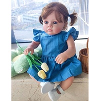Jouet pour enfants R&B, moules en silicone réalistes, taille réelle, corps entièrement en silicone, poupée reborn