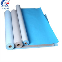 Membrane d'étanchéité non tissée PP+PE, membrane respirante durable de pointe, matériau de construction