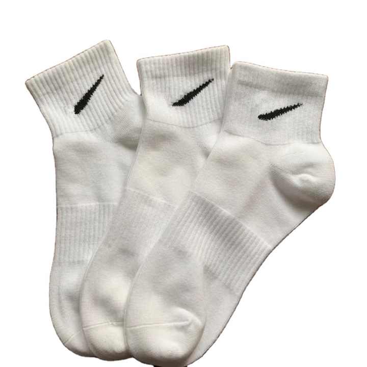 wholesales women ankle cotton socks with label cushion sport crew socks