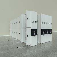Classeur mobile à haute densité rayonnage mobile compact durable système de stockage de rayonnage de classement rayonnage archivistique roulant