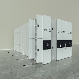 ארון קבצים נייד בצפיפות גבוהה קומפקטי נייד מדפים להגשה מדפים מערכת אחסון גלגול מדפים ארכיוניים - Product Image 2