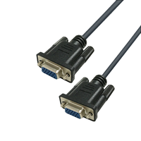 Câble d'extension VGA D-Sub 15 broches mâle-femelle 1M PVC pour moniteur, projecteur, PC