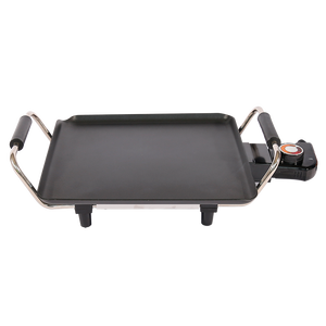 XINHUA Marmite Ménagère Barbecue Électrique Sans Fumée <span class=keywords><strong>Plancha</strong></span> Grill Aluminium CB OEM PTFE 27 pour Usage Domestique Noir - Product Image 1