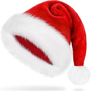 Chapeau de Noël musical et dansant en peluche, casquette fantaisie de Père Noël, chapeau de fête pour Noël, les fêtes, les mariages, cadeau pour enfants - Product Image 4