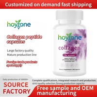 Capsules de collagène complexe multi-types I, II, III, V, X avec biotine, vitamine C et acide hyaluronique pour la santé des femmes, marque privée OEM