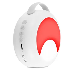 جهاز مساعدة النوم على الضوضاء البيضاء عالي الجودة ، جهاز الاسترخاء الصوتي للنوم القابل لإعادة الشحن