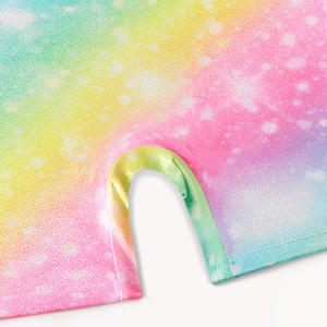 Haute qualité nouveaux tout-petits entraînement danse porter arc-en-ciel couleur Ballet Yoga natation filles gymnastique <span class=keywords><strong>justaucorps</strong></span> - Product Image 5