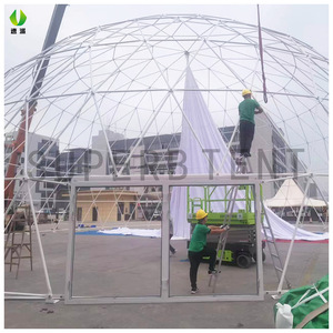 Dome <b>Tent</b> 30m Diameter Professional <b>Large</b> Space Four-season Polyester Fabric Construction Based on Need - Product Image 1