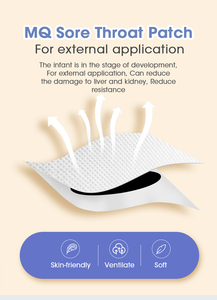 MQ Brand Plester Herbal Cina Pereda Sakit Tenggorokan Cepat untuk Tenggorokan Kering, Gatal, Iritasi, dan Tidak Nyaman Grosir - Product Image 3