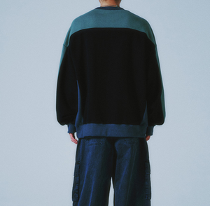 เสื้อสเวตเตอร์คอกลมแขนยาวแบบลำลองแนวสตรีทเสื้อใส่ได้ทั้งหญิงและชาย - Product Image 2