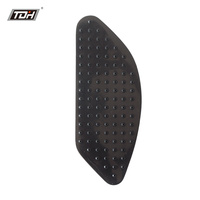 Autocollant antidérapant universel pour réservoir de carburant de moto, en caoutchouc noir PVC, tampon de protection auto-adhésif 250x100mm pour moto de rue