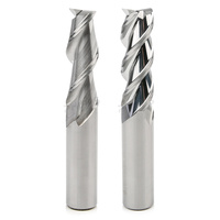 Fraise à aluminium polie HRC55 à 2 ou 3 dents, diamètre [indiquer le diamètre] Fraise à deux dents en carbure monobloc de 1,5 mm pour cuivre, laiton et plastique