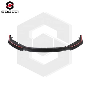 Kit bodi gaya CT V1 serat karbon kering untuk BMW G87 M2 Coupe pemisah dagu Bumper depan Diffuser belakang Spoiler bawah - Product Image 2