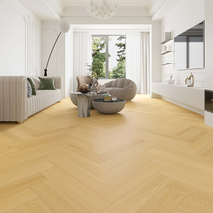 Suelo SPC en Espiga con Revestimiento IXPE EIR para Proyectos Comerciales, Capa de Desgaste de 0.3mm, Superficie EIR con Aspecto de Roble, Núcleo Rígido - Product Image 1